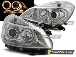 RENAULT CLIO 3 05-09 CHROME ANGEL EYES Tuning-Tec Fényszóró (LPRE29)