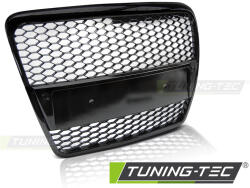  GRILL AUDI A6 (C6) RS-TYPE 04.04-08 fényes fekete Tuning-Tec Hűtőrács (GRAU29)