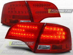 AUDI A4 B7 11.04-03.08 AVANT RED WHITE LED Tuning-Tec Hátsó Lámpa (LDAU60)