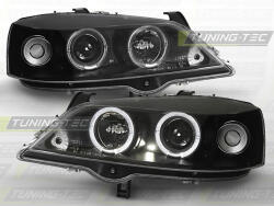  OPEL ASTRA G 09.97-02.04 fekete Angel Eyes Tuning-Tec Fényszóró (LPOP19)