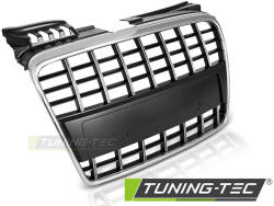 AUDI A4 B7 04-08 S8 LOOK CHROME BLACK Tuning-Tec Hűtőrács (GRAU69)