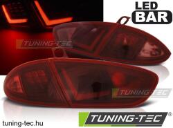 Seat LEON 03.09-13 RED SMOKE LED BAR Tuning-Tec Hátsó Lámpa (LDSE31)