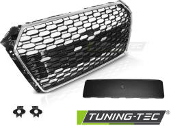  AUDI A4 B9 15-19 CHROME BLACK RS4 STYLE PDC Tuning-Tec Hűtőrács (GRAU74)