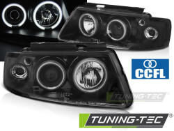 VW PASSAT B5 3B 11.96-08.00 ANGEL EYES CCFL BLACK Tuning-Tec Fényszóró (LPVWO0)