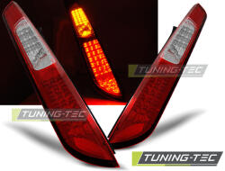 FORD FOCUS MK2 09.04-08 KOMBI RED WHITE LED Tuning-Tec Hátsó Lámpa (LDFO27)