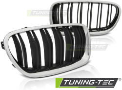  BMW F10 / F11 10-16 M5 LOOK CHROME BLACK Tuning-Tec Hűtőrács (GRBM88)