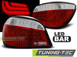 BMW E60 07.03-02.07 RED WHITE LED BAR Tuning-Tec Hátsó Lámpa (LDBMC3)