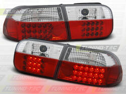 Honda CIVIC 09.91-08.95 2D/4D RED WHITE LED Tuning-Tec Hátsó Lámpa (LDHO07)
