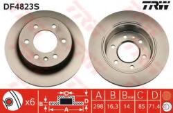TRW Disc frana MERCEDES SPRINTER 5-t platou / sasiu (906) (2006 - 2016) TRW DF4823S