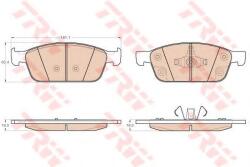 TRW Set placute frana, frana disc FORD FOCUS III Limuzina (2010 - 2016) TRW GDB2009