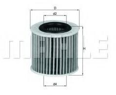 Mahle Original Filtru ulei TOYOTA AURIS (ZWE18, NZE18, ZRE18) (2012 - 2016) MAHLE ORIGINAL OX 416D1