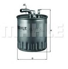 Mahle Original Filtru combustibil MERCEDES VITO caroserie (638) (1997 - 2003) MAHLE ORIGINAL KL 100/2