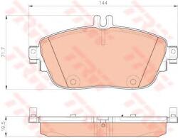 TRW Set placute frana, frana disc MERCEDES B-CLASS (W246, W242) (2011 - 2016) TRW GDB1932