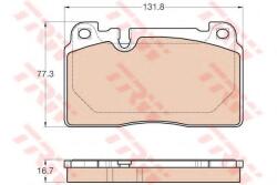 TRW Set placute frana, frana disc AUDI A6 (4G2, C7, 4GC) (2010 - 2016) TRW GDB1974