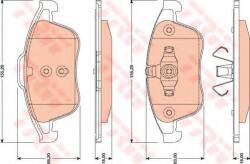 TRW Set placute frana, frana disc RENAULT SCENIC III (JZ0/1) (2009 - 2016) TRW GDB1790