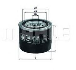 Mahle Original Filtru ulei VOLVO V70 I (LV) (1996 - 2000) MAHLE ORIGINAL OC 204