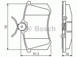 Bosch Set placute frana, frana disc CITROEN C8 (EA, EB) (2002 - 2016) BOSCH 0 986 495 231