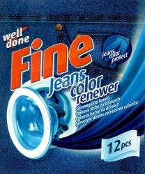 Well Done Fine Jeans Color Renewer törlőkendők farmerruhák helyreállításához 12 (Czechobal s.r.o.)