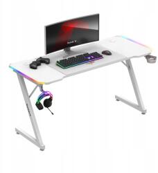 Huzaro Számítógépes Gamer Íróasztal Huzaro Hero 3.3 Rgb Fehér Led Alátét XXL (HERO 3.3 RGB WHITE)