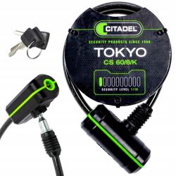 ABUS Zsinórzár Abus Citadel Tokyo Cs 60/8/K 8 mm x 60 cm, 3 kulcs (4003318730566)