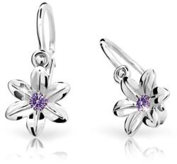 Cutie Jewellery Cercei pentru copii din aur alb C1993-10-X-2 violet