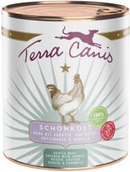 Terra Canis 12x800g Terra Canis First Aid Csirke, sárgarépa, burgonya, túró & kamilla étrendkiegészítő eledel kutyáknak