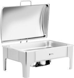 Royal Catering Chafing - GN 1/1 - Royal Catering - 8, 5 l - 2 fűtőanyagcella - félkör (RCCD-RT10_9L)