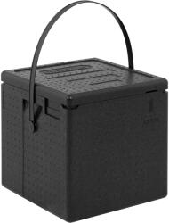 CAMBRO Pizza doboz - 8 pizza számára - fekete vállpánt - felül nyitható (EPZ3533BSTSW110)