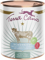 Terra Canis 12x800g Terra Canis First Aid Borjú, sárgarépa, burgonya, túró & kamilla étrendkiegészítő eledel kutyáknak