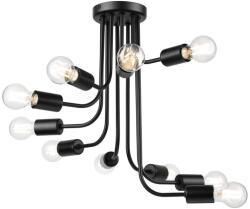 LAMKUR Lustră aplicată TRINITY 10xE27/15W/230V negru (LA54049)