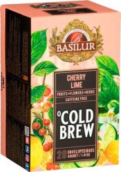 BASILUR Cold Brew Cherry Lime, csomagolt, 20×2 g