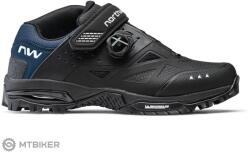 Northwave Enduro Mid 2 kerékpáros cipő, black/deep blue (EU 46)