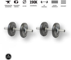 GazoFitness GazoFitness® Kézi Súlyzó 2 x 3 Kg (Össz: 6 kg)