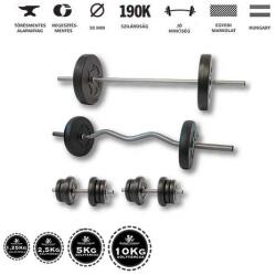 GazoFitness GazoFitness® Hardcore Szuperkészlet 55 Kg