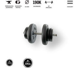 GazoFitness GazoFitness® Kézi Súlyzó 1 x 16 Kg
