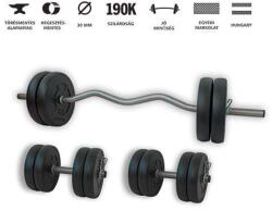 GazoFitness GazoFitness® Hardcore Szett Francia Rudas 45 Kg