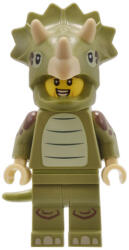 LEGO® Minifigurák Triceratropsz Jelmezes Rajongó - kiegészítő nélkül col431 (col431)