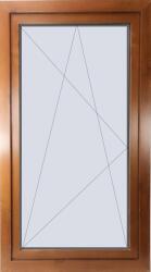 DM 90×150 cm aranytölgy színű bukó-nyíló ablak (tfab88148)