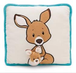 NICI NICI: Kenguru kölykével párna - 30 x 30 cm, szögletes