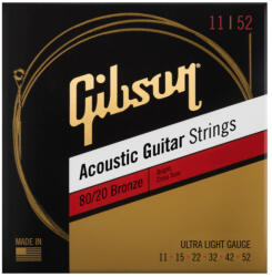Gibson SAG-BRW11 80/20 bronz 11-52