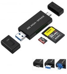 JJC USB 3.1 Card Reader - Black (CR-UTC4AC BLACK) - tripont