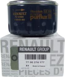 RENAULT Filtru ulei OE RENAULT 7700274177