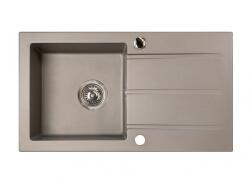 Marmorin Isao 1 Medencés Mosogató Csepegtetővel 780x435x170 Taupe Gray