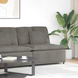 vidaXL világosszürke moduláris kanapé középső modul párnákkal 100 cm (4104437)