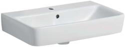 Geberit Selnova Compact - Mosdókagyló 600x370 mm, túlfolyóval, csapfurattal, fehér színben 501.511. 00.7 (501.511.00.7)