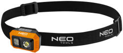 NEO TOOLS Fejlámpák kínálódobozban, tölthető, 500 lum fényerő, COB led, Rendelési egység: 12db (99-115)