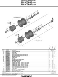 Shimano Nexus C3000 dinamos első agy (ADHC30003NNAL)