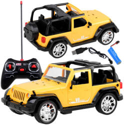 Inlea4Fun RC Távirányítós terepjáró autó Inlea4Fun BOARSE V8 Engine - Sárga (JO-RC0615 ZO)
