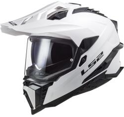 LS2 MX701 C Explorer Solid enduro bukósisak fehér