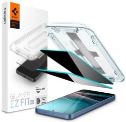 Spigen Glass tR EZ Fit HD (Privacy) set de 2 folii protectoare temperate Samsung Galaxy S25 (AGL09308)